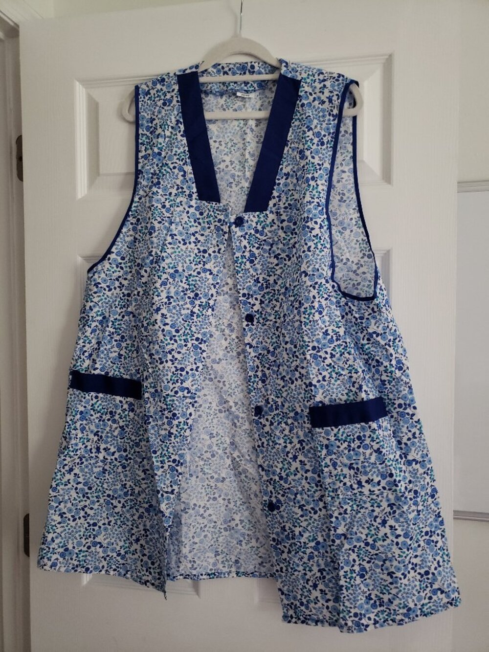 french apron shirt dress - vintage - tradwife core
